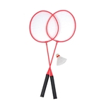 Kit Badminton Infantil 2 Raquetes 1 Peteca (Wmy02038) Rosa