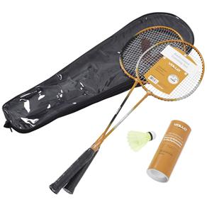 Kit Badminton Raquetes Petecas de Nylon para Lazer 6Pçs VB002 Vollo