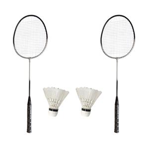 Kit Badminton 2 Raquetes - 2 Petecas