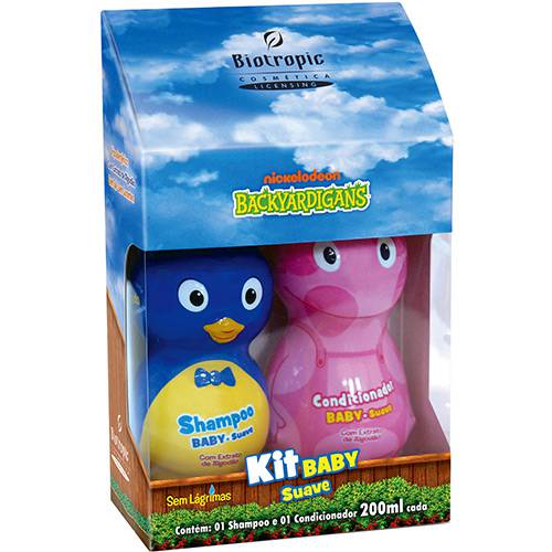 Kit Banho Baby Suave Backyardigans: Shampoo + Condicionador 200ml - Bebê Natureza