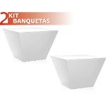 Kit 2 Banquetas Neo Color Branco