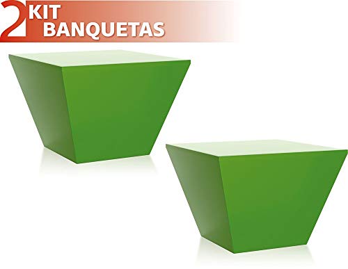 Kit 2 Banquetas Neo Color Verde