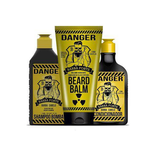 Kit Barba Forte Bomba Danger + Beard Balm
