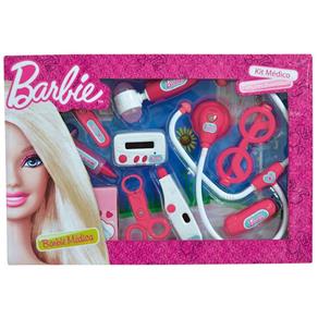 Kit Barbie Médica 10 Itens Tamanho Médio Fun 7496-4