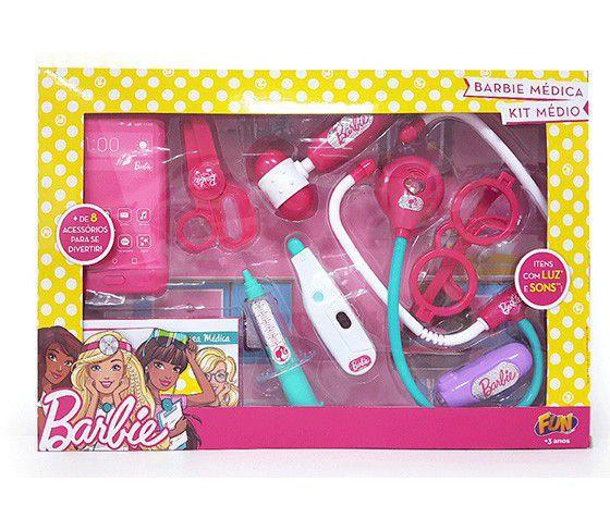 Kit Barbie Medica Médio - Fun