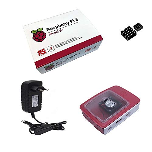 Kit Básico Raspberry Pi 3 B+ Plus - Case Official C/Cooler