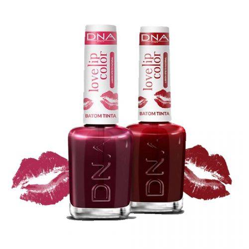 Tudo sobre 'Kit 2 Batons Tinta Lip Color Dna: Love Cherry + Love Red Lja'