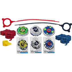 Tudo sobre 'Kit Beyblade Time de Batalha Nemesis Crisis'