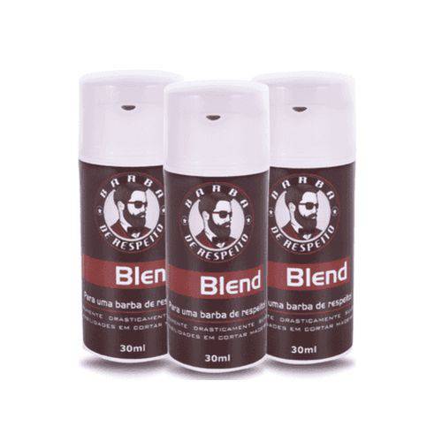 Kit Blend Tratamento 3 Meses 3x30ml Barba de Respeito