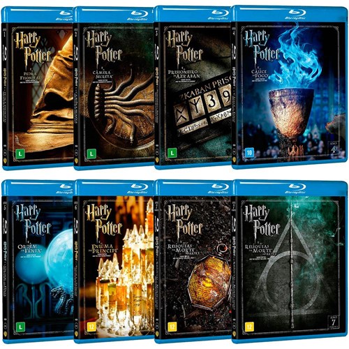 Tudo sobre 'Kit Blu-Ray Harry Potter - Coleção Com 8 Filmes'