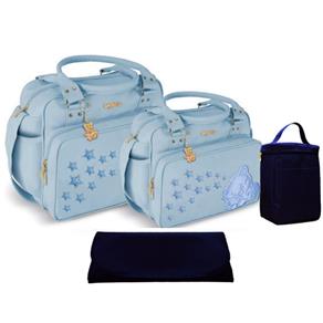 Kit Bolsa Bebê Maternidade Completo Azul Claro CNTPC211