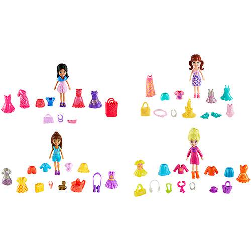 Tamanhos, Medidas e Dimensões do produto Kit Boneca Polly Amigas Super Fashion - Mattel