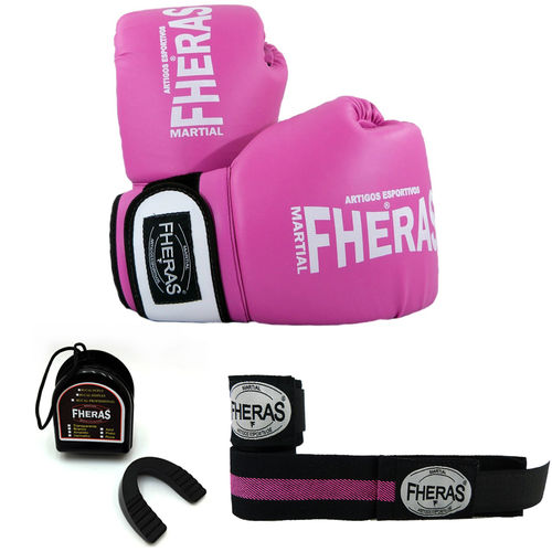 Kit Boxe Orion - Rosa/Branco