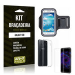 Kit Braçadeira + Tpu Samsung Galaxy S8 Película de Vidro + Braçadeira + Tpu - Armyshield