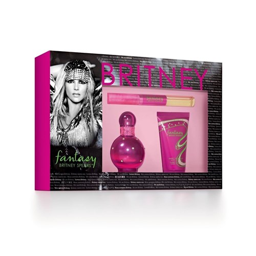 Kit Britney Spears Fantasy Feminino Eau de Parfum (30Ml+5Ml+Creme)