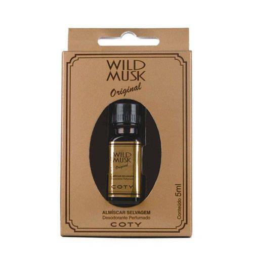Almíscar Selvagem Wild Musk Óleo Perfumado 5 Ml Coty Kit C/4
