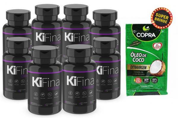 Kit C/ 8 KiFina + Brinde Óleo de Coco 15ml