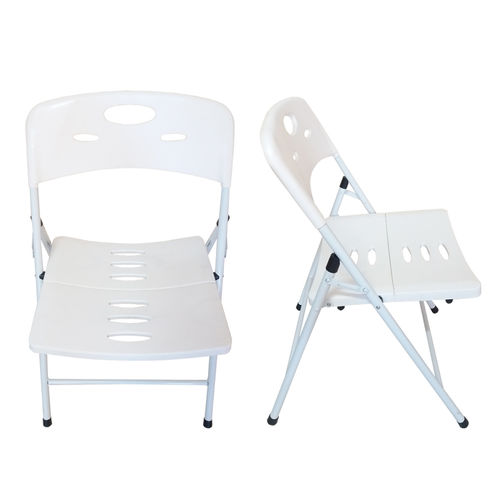 Kit 2 Cadeira Dobrável Branca Herts