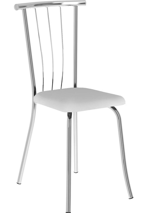 Kit 2 Cadeiras 154 Napa Móveis Carraro Branco - Tricae