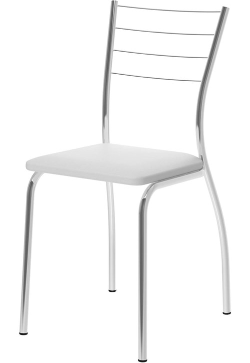 Kit 2 Cadeiras 1700 Napa Móveis Carraro Branco