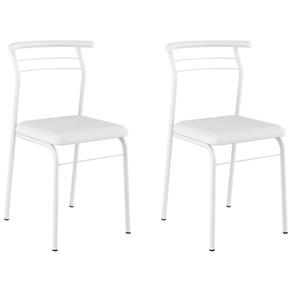 Kit 2 Cadeiras 1708 Branco - Carraro