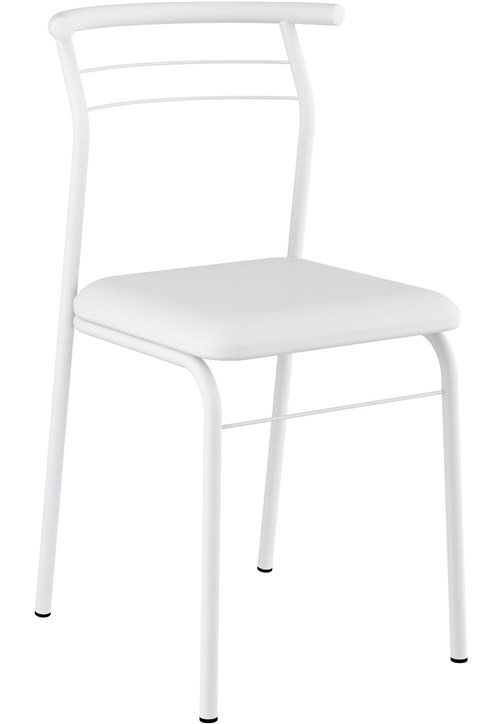 Kit 2 Cadeiras 1708 Napa Branco Móveis Carraro Móveis Carraro Branco