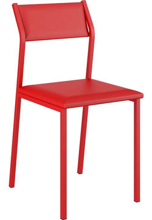 Kit 2 Cadeiras 1709 Napa Móveis Carraro Vermelho