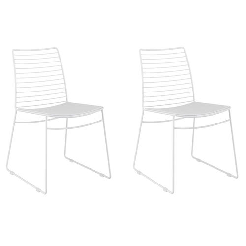 Kit 2 Cadeiras 1712 Branco - Carraro Móveis