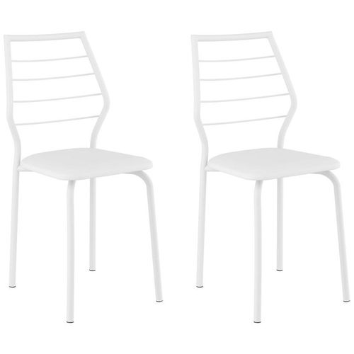 Kit 2 Cadeiras 1716 Branco - Carraro