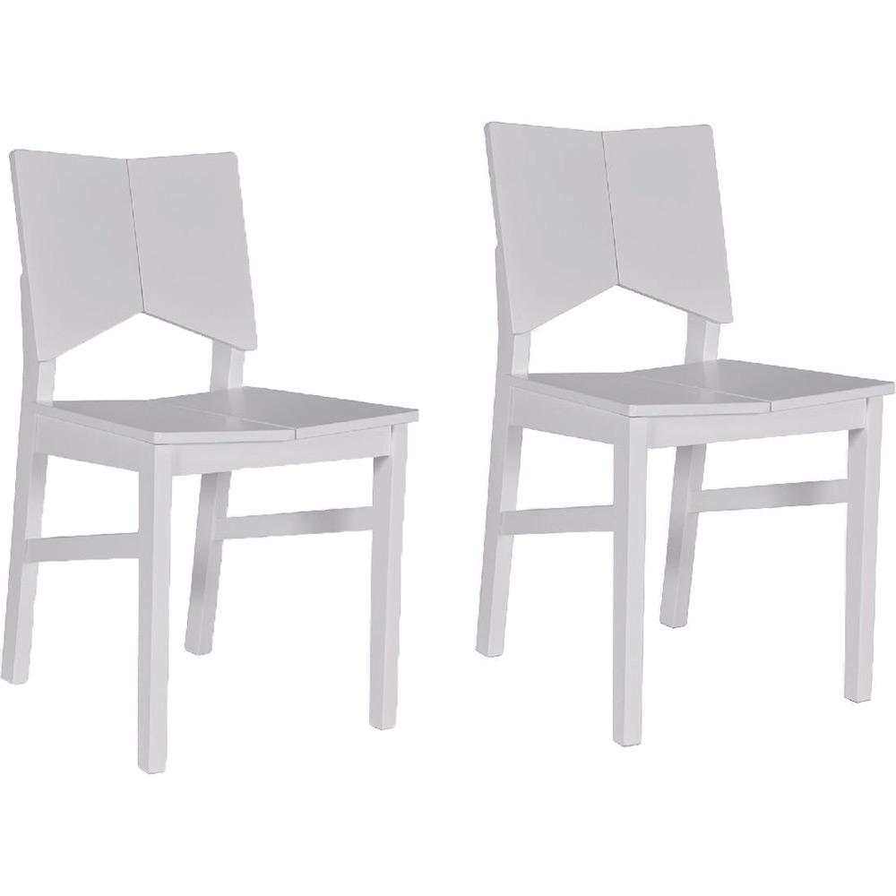 Kit 2 Cadeiras Carioquinha Branco - Orb