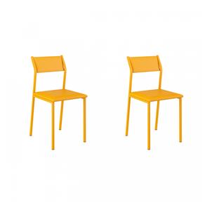 Kit 2 Cadeiras Carraro- 1709 - 1709 - Amarelo