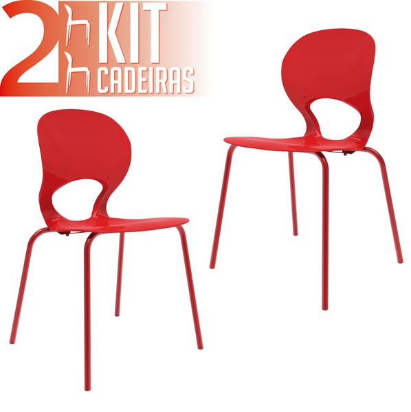 Kit 2 Cadeiras Eclipse Vermelha - IM In