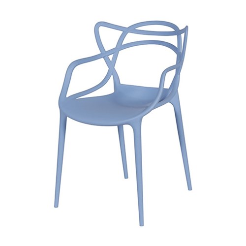 Kit 2 Cadeiras em Polipropileno Azul