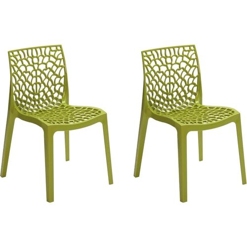 Kit 2 Cadeiras Gruvyer Verde OR Design