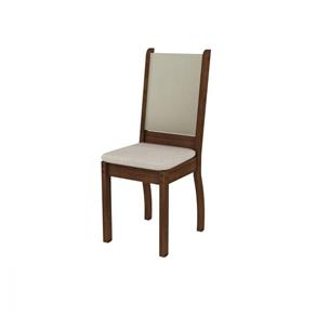Kit 2 Cadeiras Rustic e Crema Madesa 4238 - Marrom