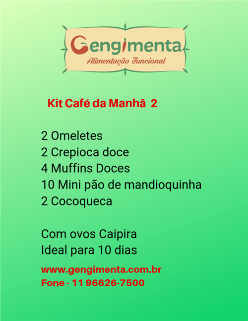 Kit Café da Manhã 2