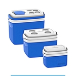 Kit 3 Caixa Térmica 32, 12 e 5 Litros Azul – Soprano