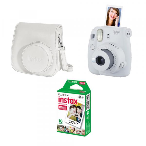 Kit Câmera Instantânea Fujifilm Instax Mini 9 C/ Bolsa e Filme 10 Poses