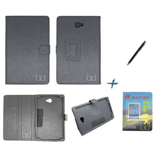 Tudo sobre 'Kit Capa Case Galaxy Tab a Note - 10.1´ P580 / P585 Carteira / Caneta Touch + Película de Vidro (Pre'