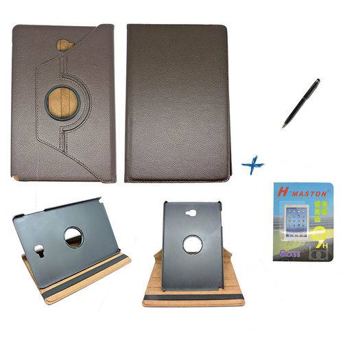 Kit Capa Case Galaxy Tab a Note - 10.1´ P580 / P585 Giratória / Caneta Touch + Película de Vidro (Ma