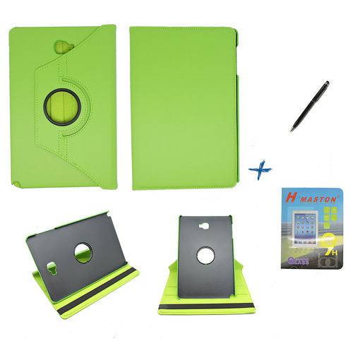 Kit Capa Case Galaxy Tab a Note - 10.1´ P580 / P585 Giratória / Caneta Touch + Película de Vidro (Ve