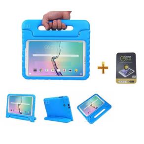 Kit Capa Case Protetor Infantil Galaxy Tab a P350/P355 8,0" BD NET + Película de Vidro (Azul)