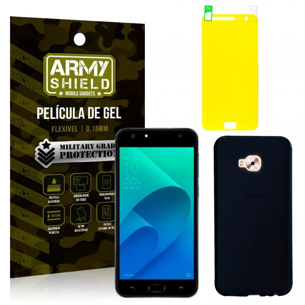 Tudo sobre 'Kit Capa Fumê Asus Zenfone 4 Selfie ZD553KL 5.5 Película + Capa Fumê - Armyshield'
