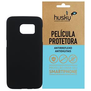 Kit Capa (+Película Fosca) para Samsung Galaxy S7 em Policarbonato Fosco - Husky