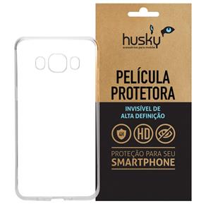Kit Capa (+Película) para Samsung Galaxy J5 (2016) em Silicone TPU Premium Invisível - Husky