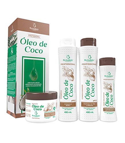 Kit Capilar Profisional Oleo de Coco