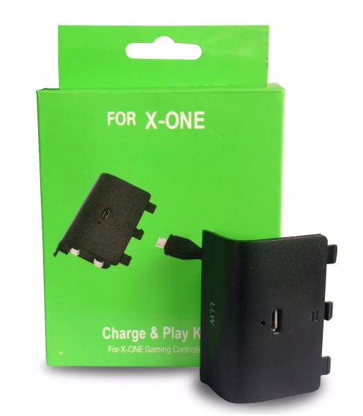 Kit Carregador Bateria e Cabo para Controle Xbox One Play e Charger - Knup