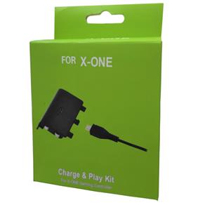 Kit Carregador Bateria para Xbox One - Charge - Play Kit
