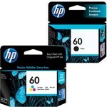 Kit 2 Cartuchos HP 60 Preto e colorido para D1660 F4280 F4480 F4580 C4680 D110