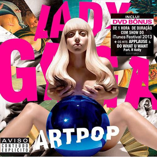 Kit CD + DVD Bônus Lady Gaga - Artpop (Deluxe Edition)